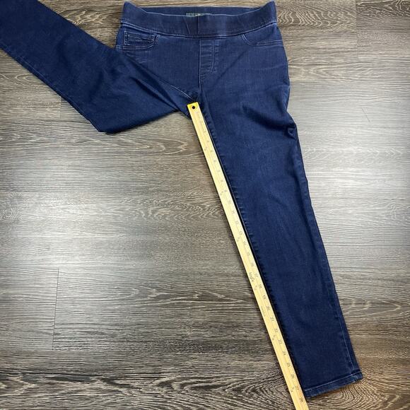 Lauren Ralph Lauren Women’s Pull On Ankle Jeans Sz 8 Minimalist Classic Momcore‎ - Picture 5 of 10